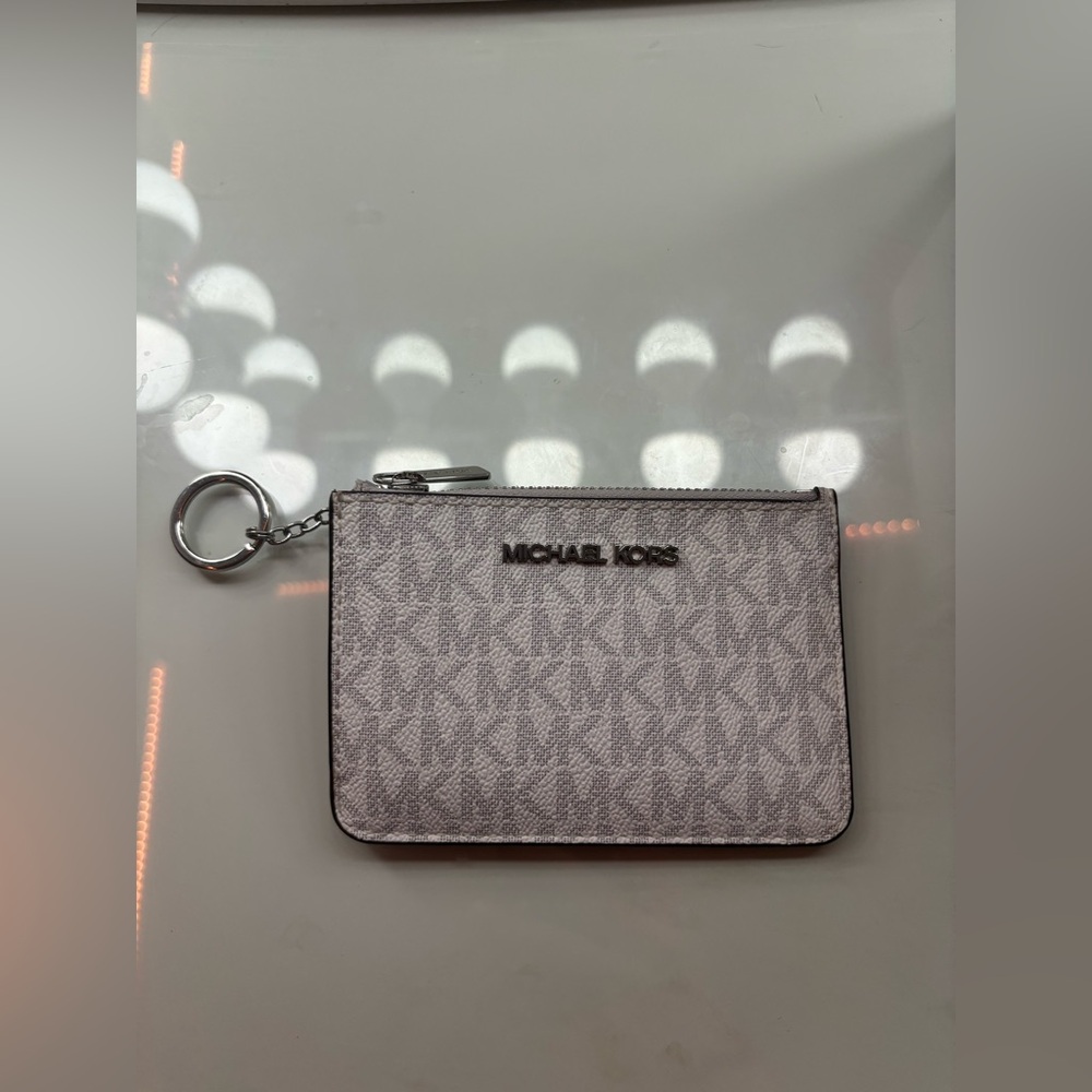 Michael Kors Jet Set Travel small signature logo coin purse